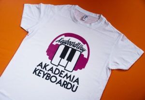 Bawełniany t-shirt z nadrukiem full kolor