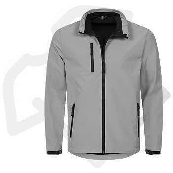 Szara kurtka soft-shell