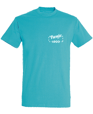 T-shirt premium z nadrukiem logo firmy
