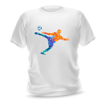 T-shirt piłkarski wolej